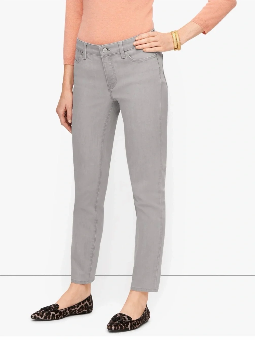 TALBOTS SLIM ANKLE JEANS - ZENITH WASH SIZE 6